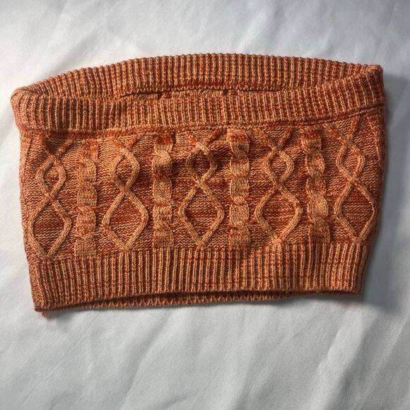 Lulus-made with love sweater tube top size small preowned - Picture 6 of 6